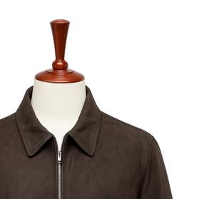 เสื้อแจ็คเก็ตผู้ชาย GAOT DESTROY สีน้ำตาล สไตล์คลาสสิก ทรงเข้ารูป คอตั้ง มีฮู้ด ผ้าแคนวาส กันน้ำ ระบายอากาศ แห้งเร็ว ซิปทองเหลือง - Product Image 3