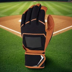 Fabricants professionnels de gants de frappe de baseball de haute qualité en couleur unie, nouveau style, gants de frappe de baseball confortables - Product Image 5