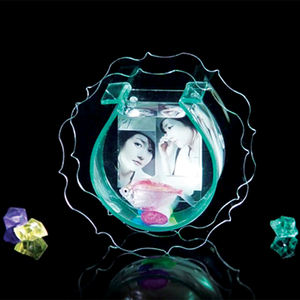 Design créatif petit aquarium avec fonction d'affichage photo support d'aquarium photo - Product Image 3