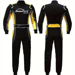 <b>Men's</b> <b>Waterproof</b> and Breathable Leather Racing <b>Suit</b> for Motorbike Racing Front Logo Position - Product Image 4