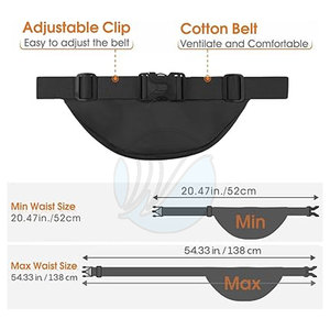 กระเป๋าคาดเอวหนังแท้สำหรับ100% ทำจากโรงงานผลิตตามสั่งกันขโมยกระเป๋าคาดเอวลายลูกอมมีซิปปิดจากโรงงาน2024 - Product Image 4