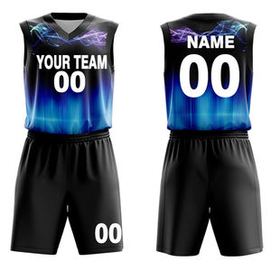 Uniforme de Baloncesto para Entrenamiento, Personalizable al por Mayor, Diseño de Impresión por Sublimación, Ropa Deportiva Transpirable - Product Image 1