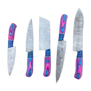 Vente en gros personnalisée de qualité supérieure OEM ODM Service de couteaux de cuisine professionnels Set lame tranchante en acier inoxydable et manche en bois - Product Image 2