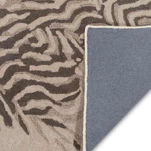 Tapis en Laine Design Moderne Tufté à la Main avec Peluche Noir Ivoire pour Chambre à Coucher Salon Cuisine-Meilleur Prix - Product Image 4