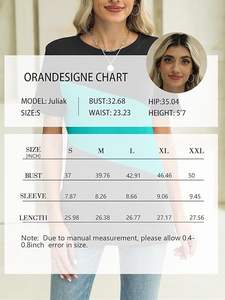 T-shirts d'été décontractés écologiques et anti-boulochage pour femmes à manches courtes Color Block Fashion Tops - Product Image 6