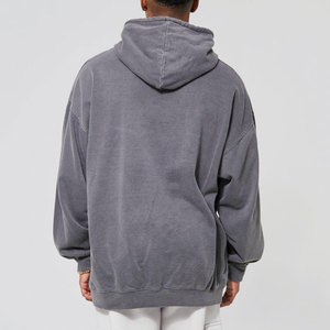 เสื้อมีฮู้ดลายล้างสไตล์วินเทจสำหรับผู้ชายเสื้อผ้าแนวสตรีทผ้าฝ้าย100% ขนาดใหญ่ - Product Image 5