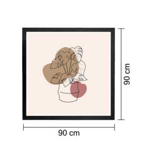 Cadre photo A3 à bascule en bois noir de style classique 90x90cm, très demandé, pour la maison, compatible A4 et 12x16 - Product Image 4