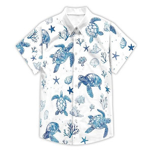 Chemises de plage pour hommes à séchage rapide, anti-rides, respirantes, en polyester recyclé, sublimation, vêtements de bain personnalisés - Product Image 2