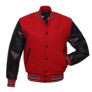 Men's Hot-Selling Winter Baseball Jacket with Chenille Patches Breathable Stand Collar Multi-Color Varsity Design OEM Available - Product Image 5