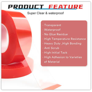 Plester PET Film Merah tahan panas kustom untuk ereksi dan fiksasi - Product Image 4