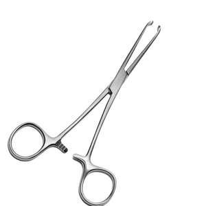 Pinzas de tejido Allis de acero inoxidable Medipulse de 8 pulgadas portaagujas y pinzas manuales para laboratorio quirúrgico - Product Image 1