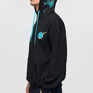 เสื้อฮู้ดปักลายสำหรับผู้ชาย,เสื้อฮู้ดปักลายสีพื้น - Product Image 2