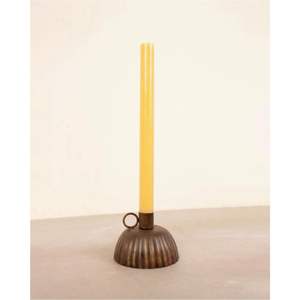 Candelabro de Metal con Base Acanalada de Lujo al por Mayor |   Candelabro de Cobre con Asa para Decoración de Mesa de Recepción de Bodas - Product Image 1