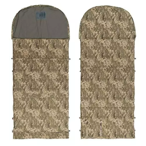 Saco de Dormir con Construcción de Nailon Aislado, Diseño Resistente al Viento para 4 Estaciones, Compacto y Plegable, Estilo Exterior DUGOUT-R CAMO - Product Image 2