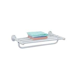 Estante y Toallero Blanco MSV, Metal, Blanco, 50.5 x 30.3 x 12.7 cm - Product Image 2