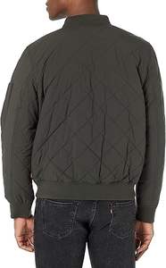 OEM Custom Logo Lightweight Zipper Soft Shell Bomber Jacket Blank Plain Bubble Design Winter Windproof Waterproof Print - Product Image 3