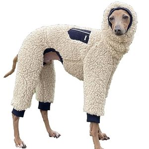 Suéter de Cuello Alto para Perro, Abrigo de Invierno Cálido y Cómodo para <span class=keywords><strong>Galgo</strong></span> Italiano, <span class=keywords><strong>con</strong></span> Protección (2XL Azul Marino Pkt) - Product Image 1