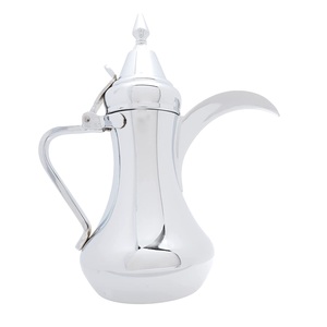 Luxury Metal Hammered Coffee Dallah Decorative Inexpensive Handmade <b>Teapot</b> Rounded Shape Table Ware Wholesale Coffeepot - Product Image 4