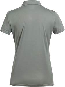 T-shirt de golf pour homme, manches courtes, design classique, coton extensible, couleur unie, anti-froissement, personnalisable, broderie - Product Image 2