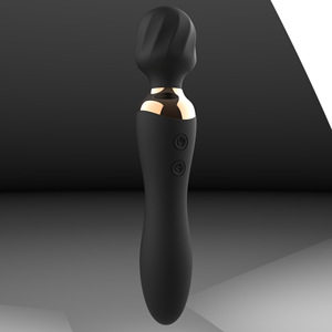 Masseur vibrant à double tête en silicone avec fréquence variable et chauffage pour femmes - Product Image 5