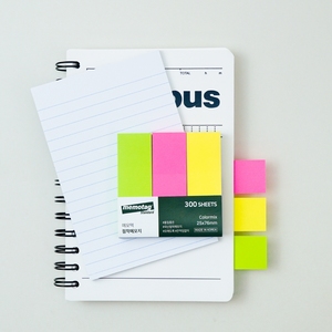 [Hansolmts] bán buôn colormix dính ghi chú 3 loại chỉ số tờ có thể ghi mịn Tear thiết kế cho văn phòng văn phòng phẩm - Product Image 1