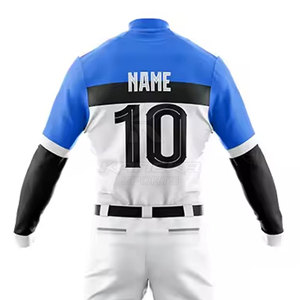 Ropa Deportiva, Uniforme de Béisbol 100% Poliéster Transpirable de Alta Calidad, Color/Talla Personalizados para Hombres Adultos - Product Image 5