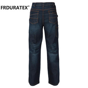 FRDURATEX toptan pamuk NFPA2112 FR alev geciktirici iş inşaat Denim pantolon - Product Image 6