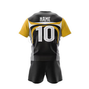 Conjunto de ropa de fútbol de rugby más vendido, tela de poliéster 100% transpirable de calidad ligera, la mejor opción - Product Image 3