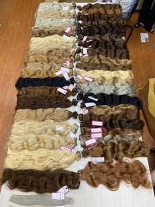 Mèches de cheveux naturels ondulés, couleur trame, toutes les cuticules alignées, pas d'enchevêtrement, pas de perte, 100% cheveux humains, véritable vendeur cambodbien - Product Image 4