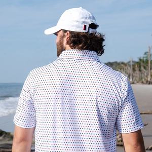 Polos de secado rápido personalizados de alta calidad para hombre, camiseta de manga corta ajustada, rendimiento elástico para ropa de Polo - Product Image 4