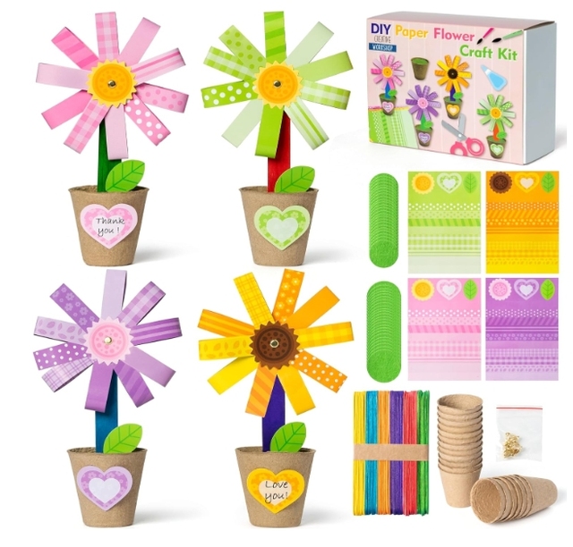 DIY Art and Craft Projects Beginners Gift Boy Girl Origami Kit for Kids Ages 5-8 8-12