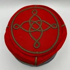 Chapeau français gris chic avec feutre doux et élégance intemporelle Nouveau Kepi français rouge de la plus haute qualité - Product Image 6