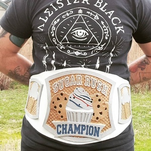 Ceinture de championnat en métal personnalisable, design léger, marque personnalisée, matériaux durables pour les matchs de lutte, les cérémonies de remise de prix - Product Image 2