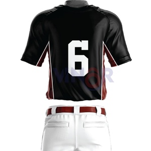 Uniforme de béisbol de tendencia superior de tamaño adulto más vendido para hombres, uniformes de béisbol ligeros y cómodos a precio razonable - Product Image 5