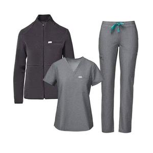 Uniformes de Hospital Recién Llegados, Uniformes Médicos, Traje de Enfermera de Manga Larga, Nuevo Color, Traje de Enfermera Elástico para Mujer, Conjunto BVY BS 2026 - Product Image 5