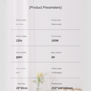 Đa Chức Năng Đóng Băng Trái Cây Sấy Khô Máy Điện 200W 110V/220V Trái Cây Và Rau Quả Khô Máy - Product Image 2