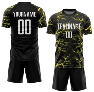 Nuevo Conjunto de Uniforme de Fútbol Personalizado de Alta Calidad 2025, 100% Poliéster, Ligero, de Secado Rápido, Ropa Deportiva de Fútbol - Product Image 4