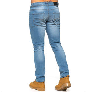Pantalones de mezclilla de algodón de alta calidad Impresión directa de chorro Graffiti Desgastado Suelto Casual Teñido de barro Destruido Tallas grandes Jeans para hombres - Product Image 3