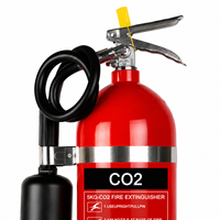 Extincteur à CO2 portable avec tuyau rouge, équipement de lutte contre l'incendie