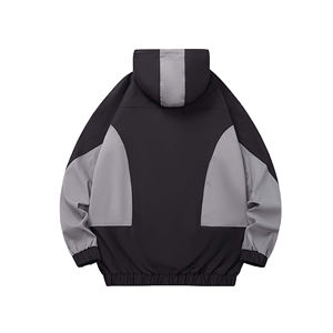 Vente en gros de vêtements d'eau à la mode Veste coupe-vent imperméable à capuche pour hommes et femmes - Product Image 2