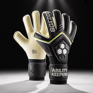 Gants de gardien de but en cuir de qualité supérieure personnalisables Qualité professionnelle 4mm Grip allemand Latex caoutchouc injecté pour les sports de plein air - Product Image 2