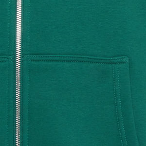 Sudadera con capucha de gran tamaño y cremallera para hombre personalizada Vintage 450 GSM algodón manga larga diseño de bloque de color bordado básico mezcla de algodón - Product Image 4