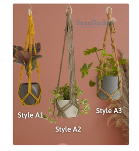 <b>Hanging</b> Pot Indoor, Floating Planter Customized Macrame Plant Hanger for <b>Wall</b> and Window Decoration - Product Image 2