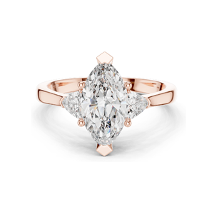Anillo de Diamantes CVD de Laboratorio de 1.3 CT, VVS-VS EF, para Mujer, Elegante, en Oro de 18K, 14K, 10K y Plata 925, Oro Rosa, Amarillo y Blanco - Product Image 1