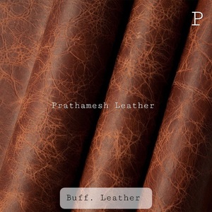 Prathamesh <b>Leather</b> White Solid Grain Buffalo <b>Leather</b> Brushed Sueded for Furniture Belt Handbag & Luggage - Product Image 6