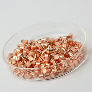 Granulés de cuivre de haute pureté 99,999 %, granulés de laiton, métal déchiqueté, grains de métal de haute qualité, produits de ferraille, garantie de 2 ans, 1 kg - Product Image 1