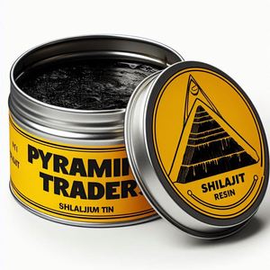 Shilajit resina 100g aluminio estaño negro orgánico Cachemira Himalaya 76% ácido fúlvico suplemento de hierbas naturales de calidad superior - Product Image 1