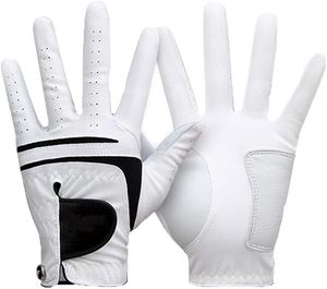 Gants de golf pour hommes, main gauche, en cuir véritable super doux avec tissu respirant en microfibre, accessoire de sport de plein air - Product Image 5