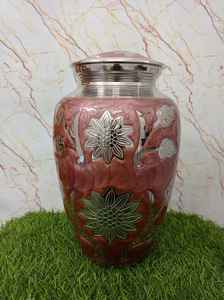 Urnas superventas de alta calidad, cenizas humanas de cremación con gota de lágrima para adultos, urnas grandes de aluminio de alta cremación de metal - Product Image 4