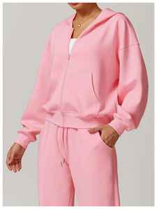 Chaqueta ajustada con bolsillo y cremallera y logotipo personalizado, Sudadera con capucha suave con cremallera completa y mezcla de algodón y poliéster para hombre - Product Image 3